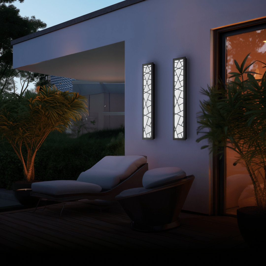 Prague IP65 Outdoor LED Wall Light Warm White