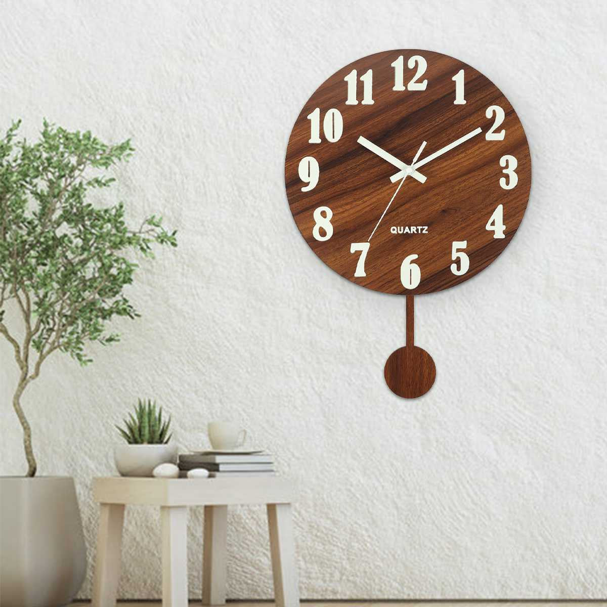Verdal Oak Night-Glow Clock