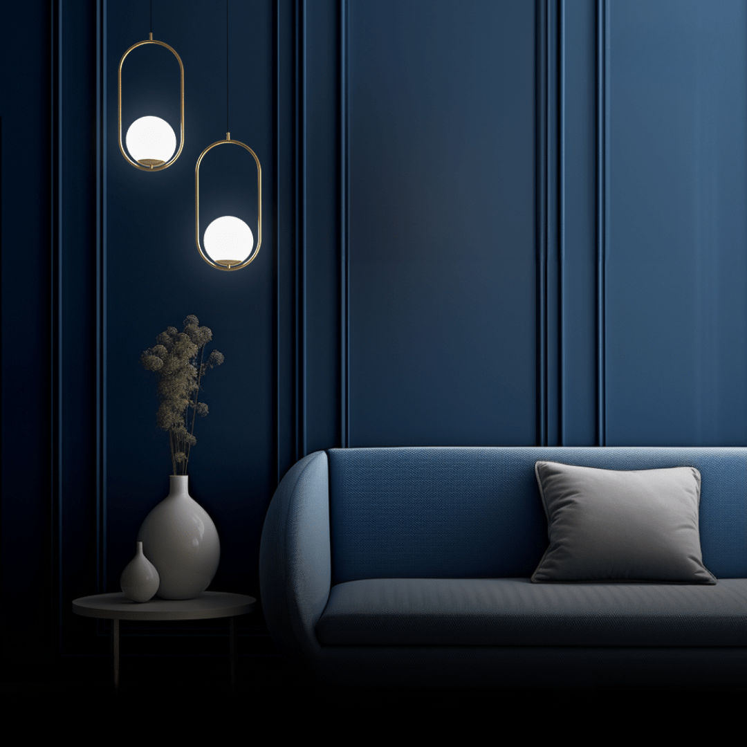 Siena LED Pendant — Nordic Chic in Gold & Glass