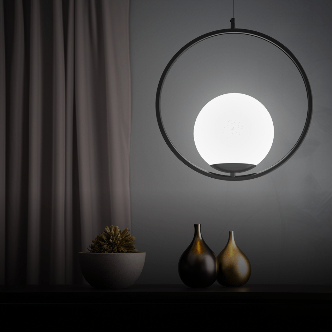 Siena LED Pendant — Nordic Chic in Gold & Glass
