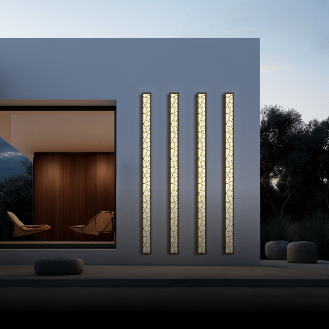 Prague IP65 Outdoor LED Wall Light Warm White