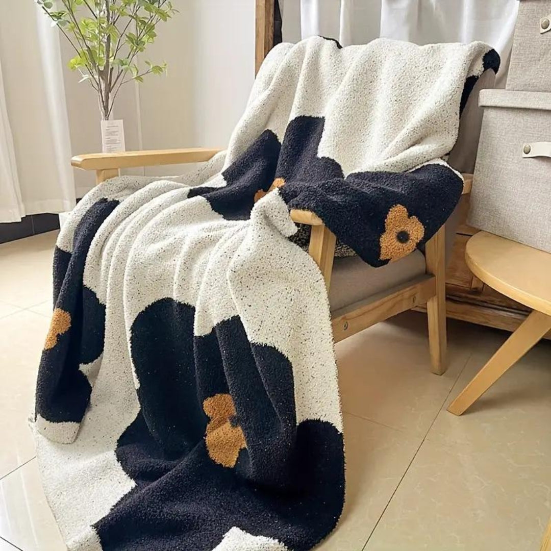 Bellora Bloom Knit Throw Blanket