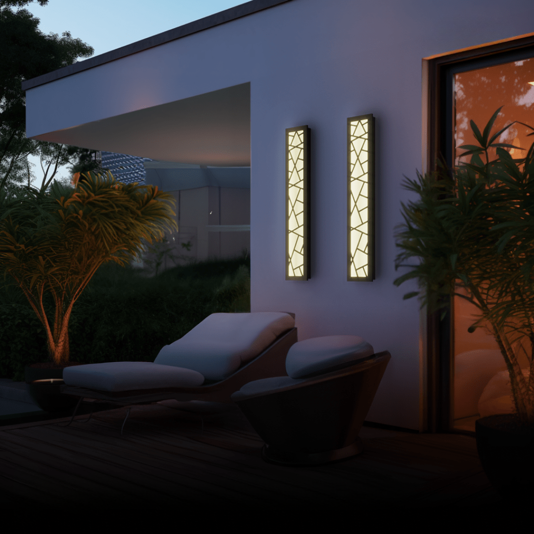Prague IP65 Outdoor LED Wall Light Warm White