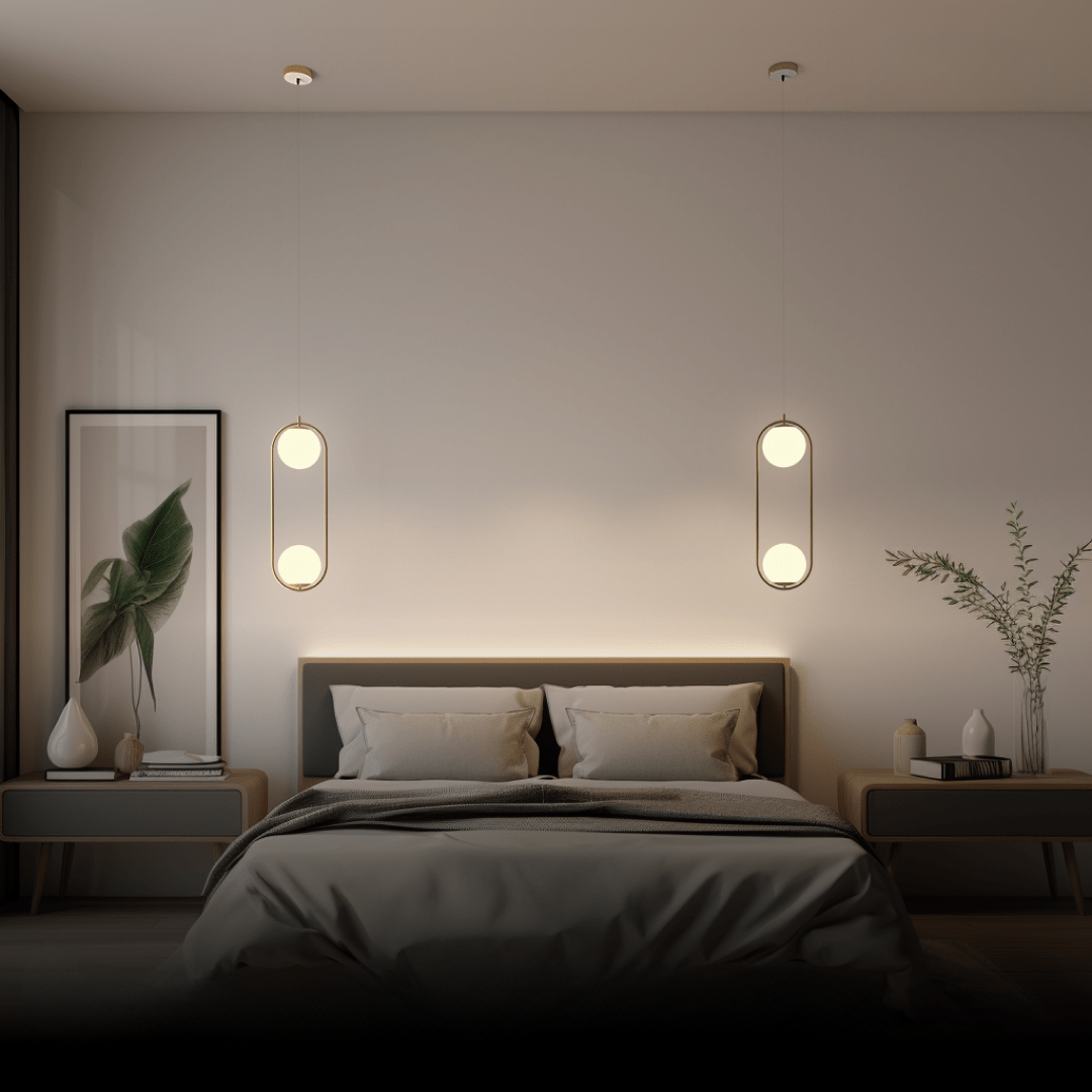 Siena LED Pendant — Nordic Chic in Gold & Glass