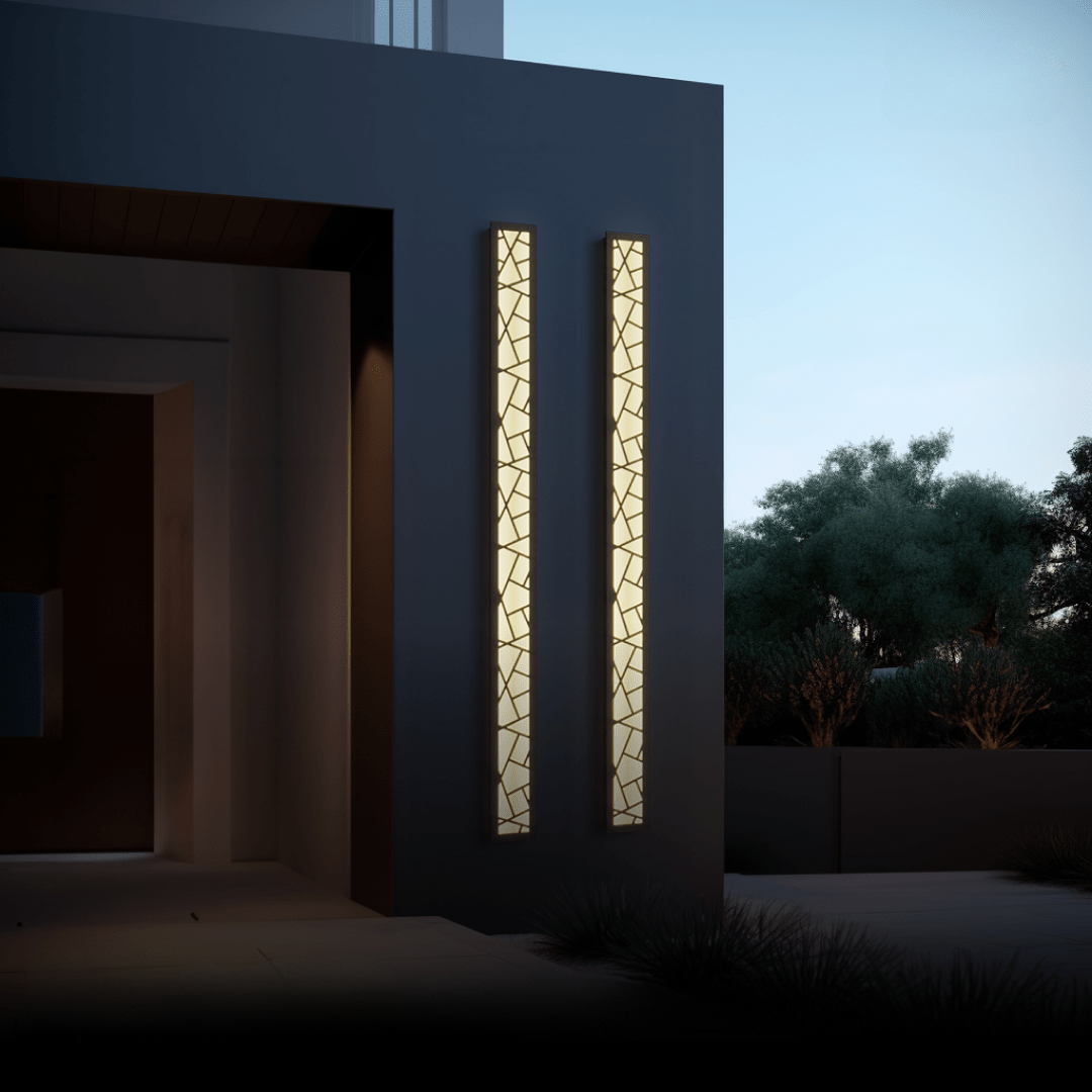 Prague IP65 Outdoor LED Wall Light Warm White