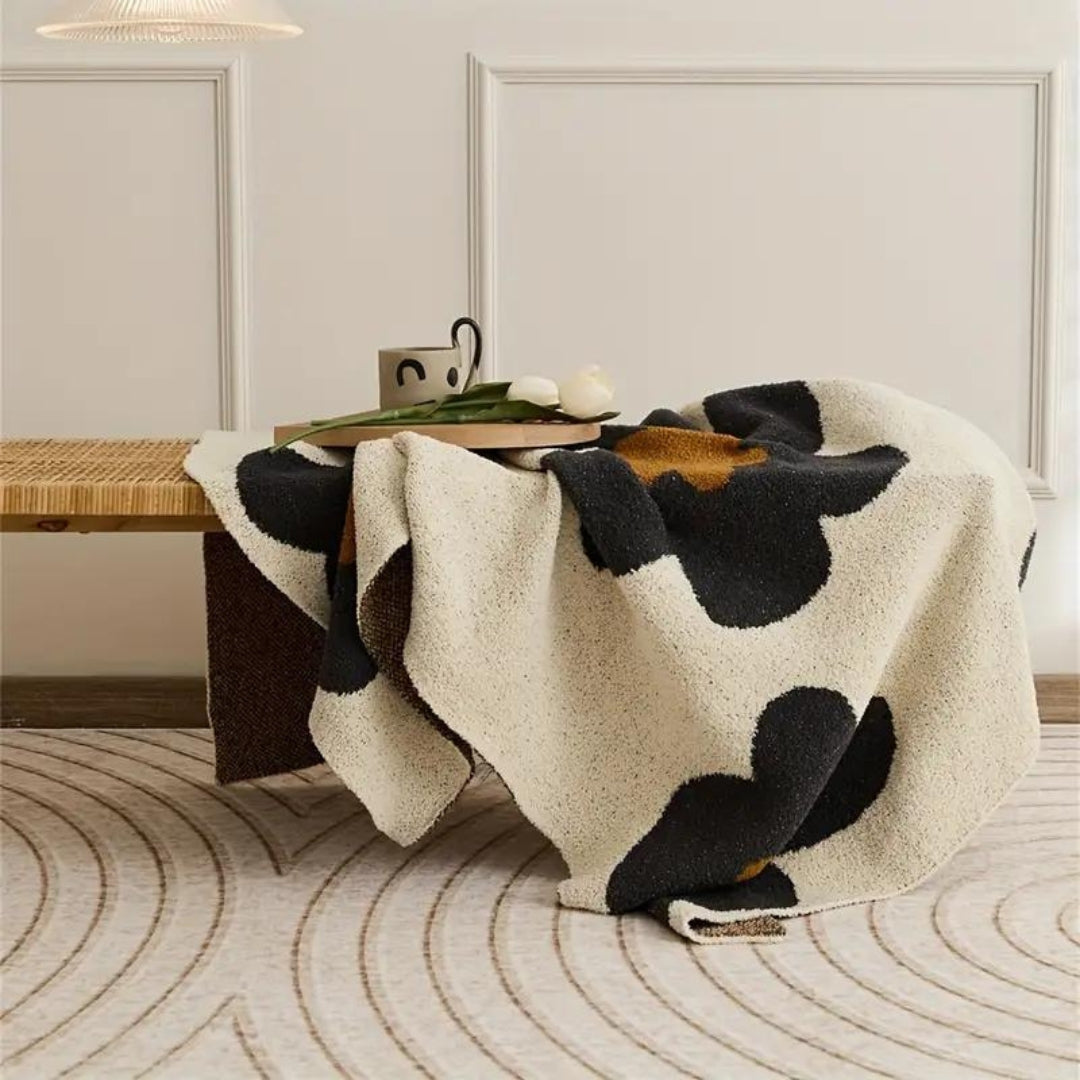 Bellora Bloom Knit Throw Blanket