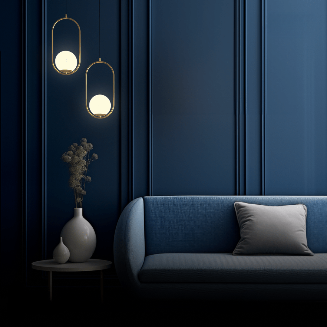 Siena LED Pendant — Nordic Chic in Gold & Glass
