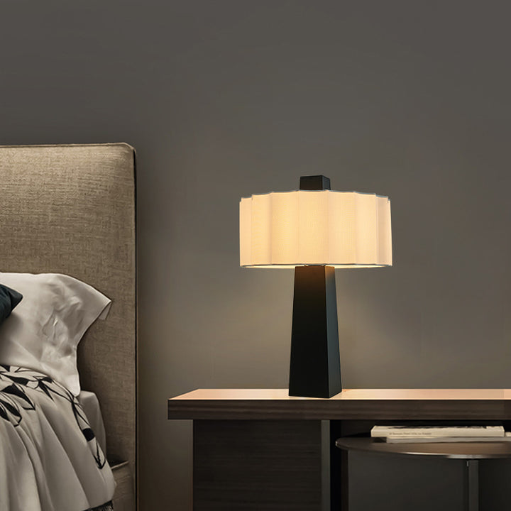 Aela Dimmer Table Lamp with Linen Shade