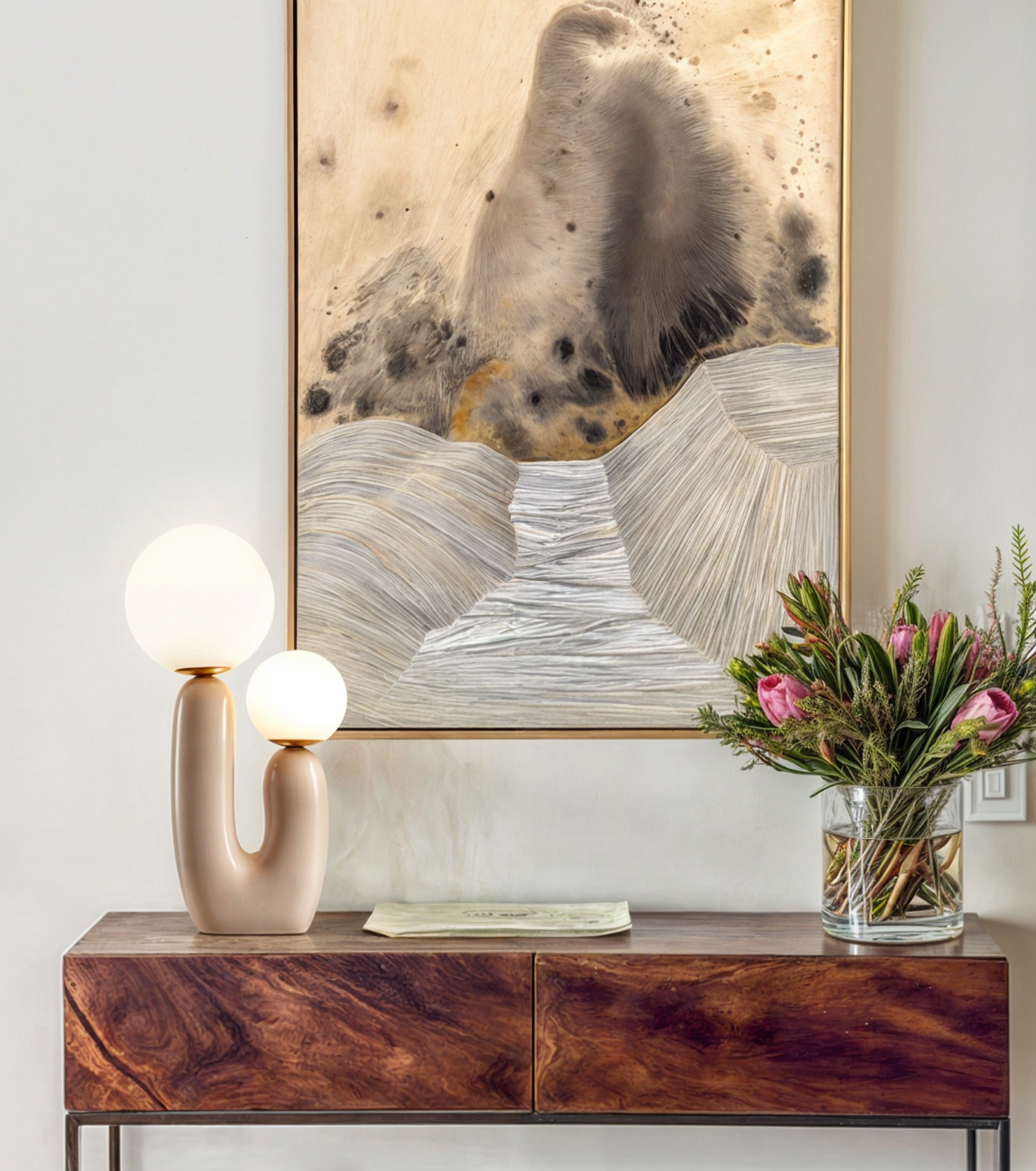 Duoria Double Globe Table Lamp