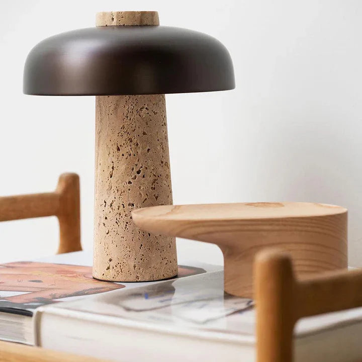 Dane Minimal Stone Table Lamp