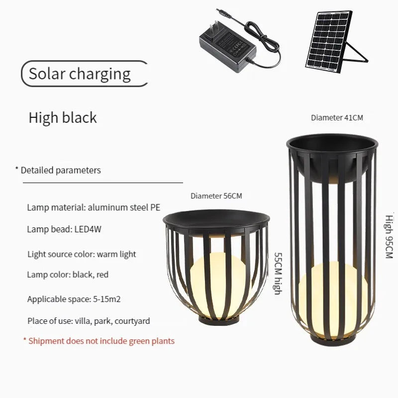 Cassia LumaPlanter LED Lighted Planter