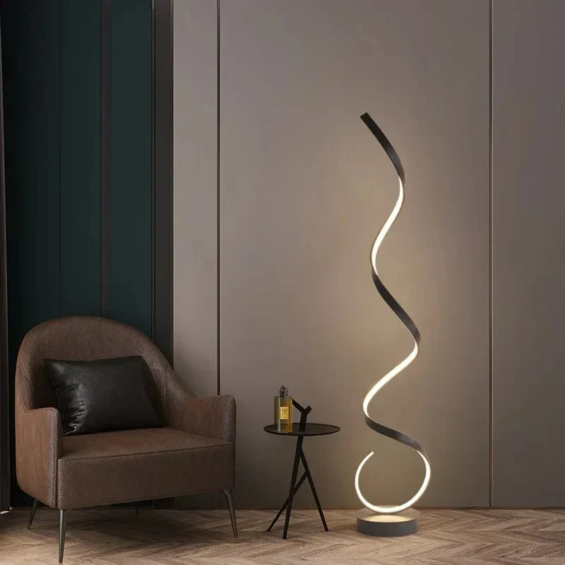 Heliora Spiral LED Floor Lamp Dimmable