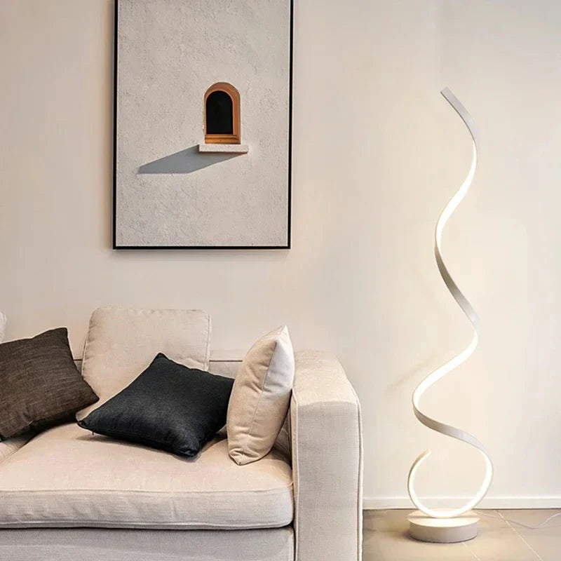 Heliora Spiral LED Floor Lamp Dimmable