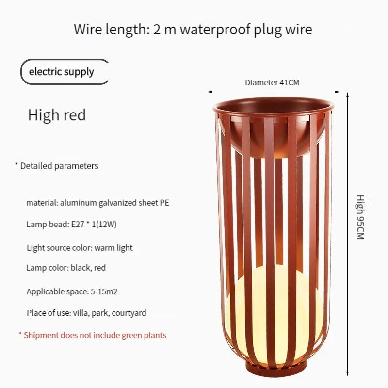 Cassia LumaPlanter LED Lighted Planter