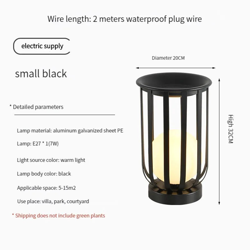Cassia LumaPlanter LED Lighted Planter