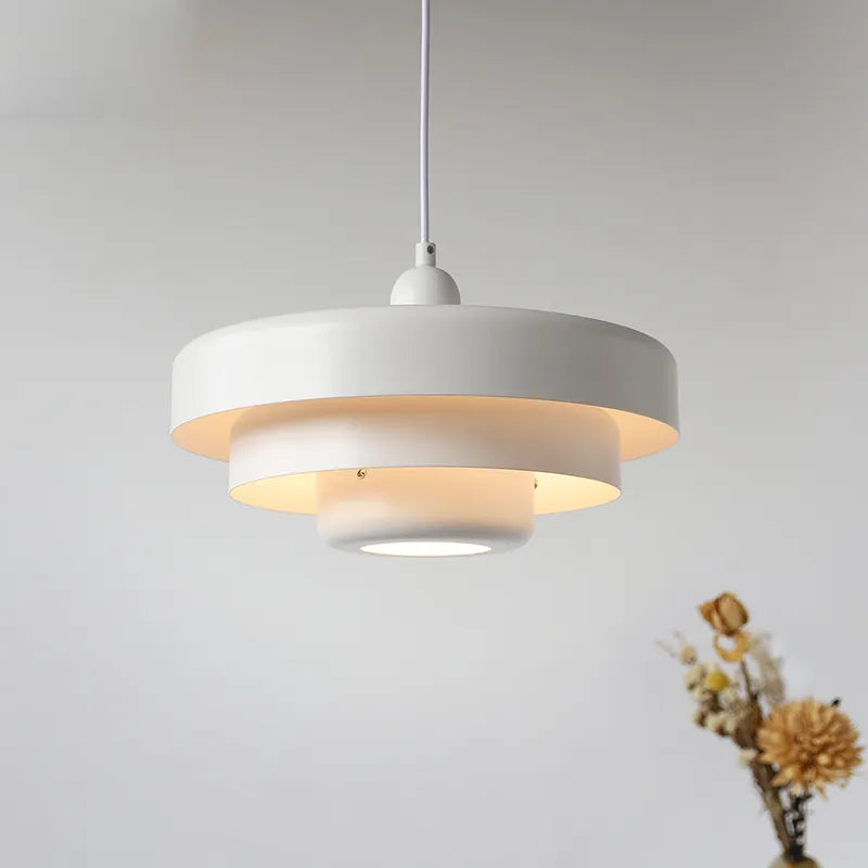 Evangeline Retro Metal Pendant – Color Pop Art-Deco Ceiling Light