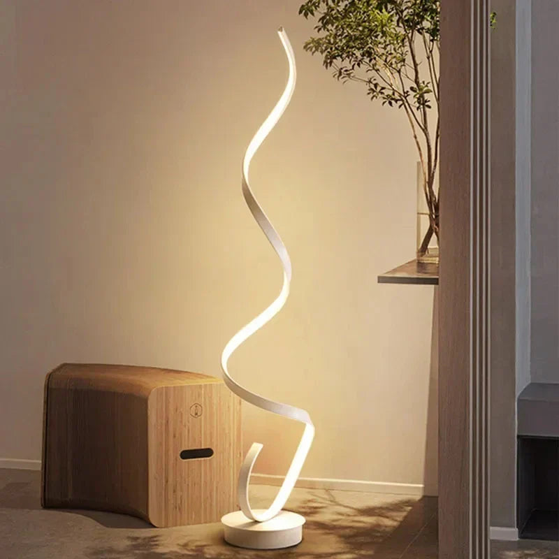 Heliora Spiral LED Floor Lamp Dimmable