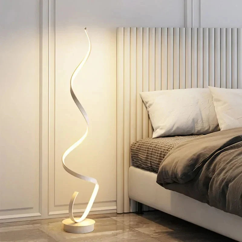 Heliora Spiral LED Floor Lamp Dimmable