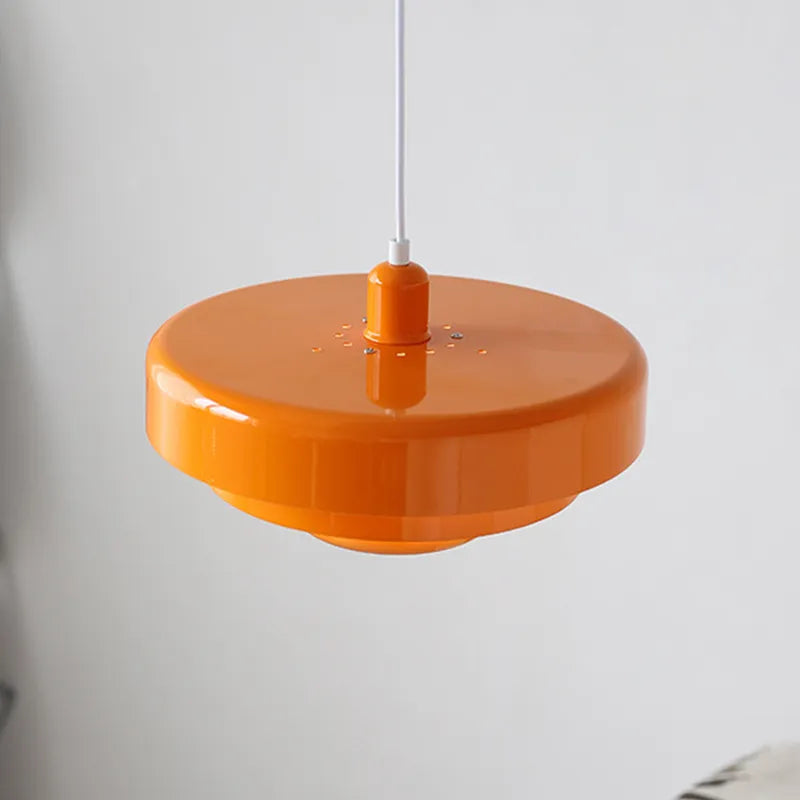 Evangeline Retro Metal Pendant – Color Pop Art-Deco Ceiling Light