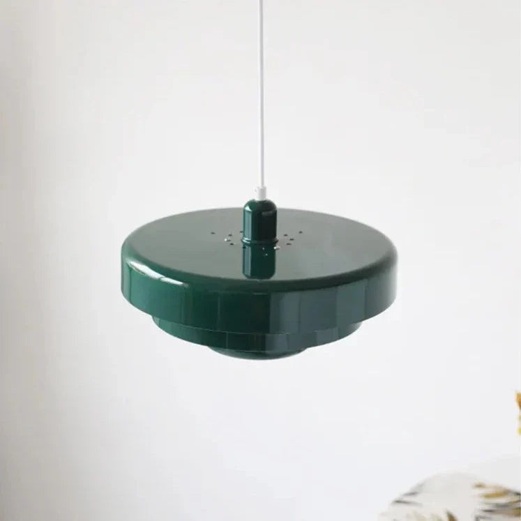Evangeline Retro Metal Pendant – Color Pop Art-Deco Ceiling Light