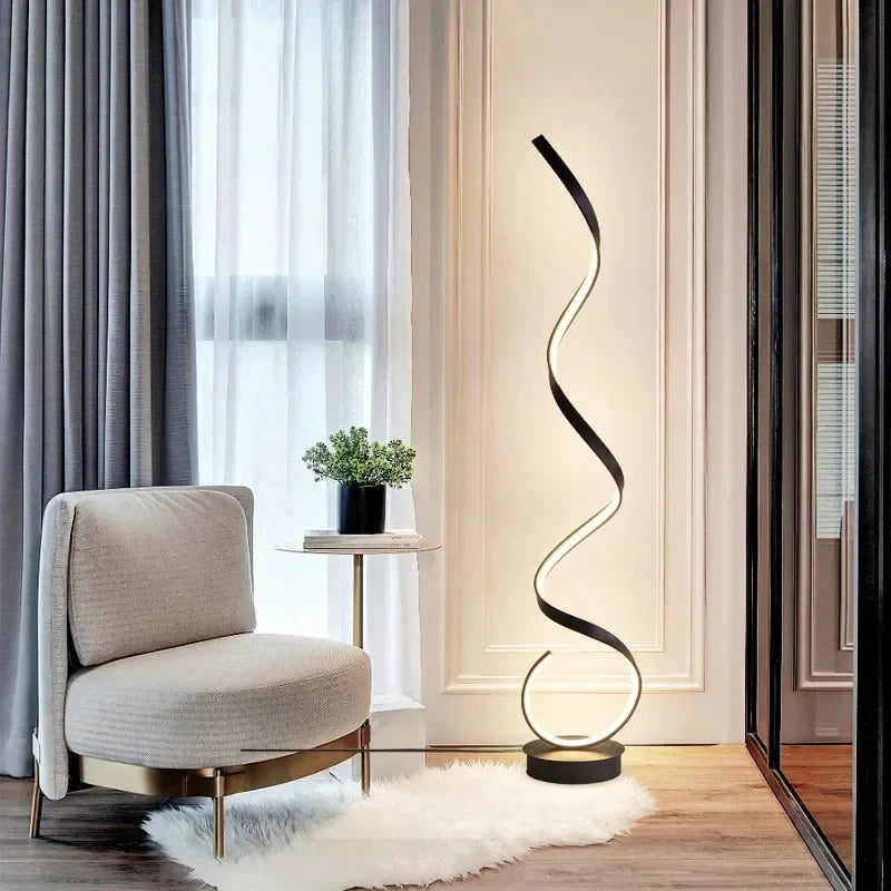 Heliora Spiral LED Floor Lamp Dimmable