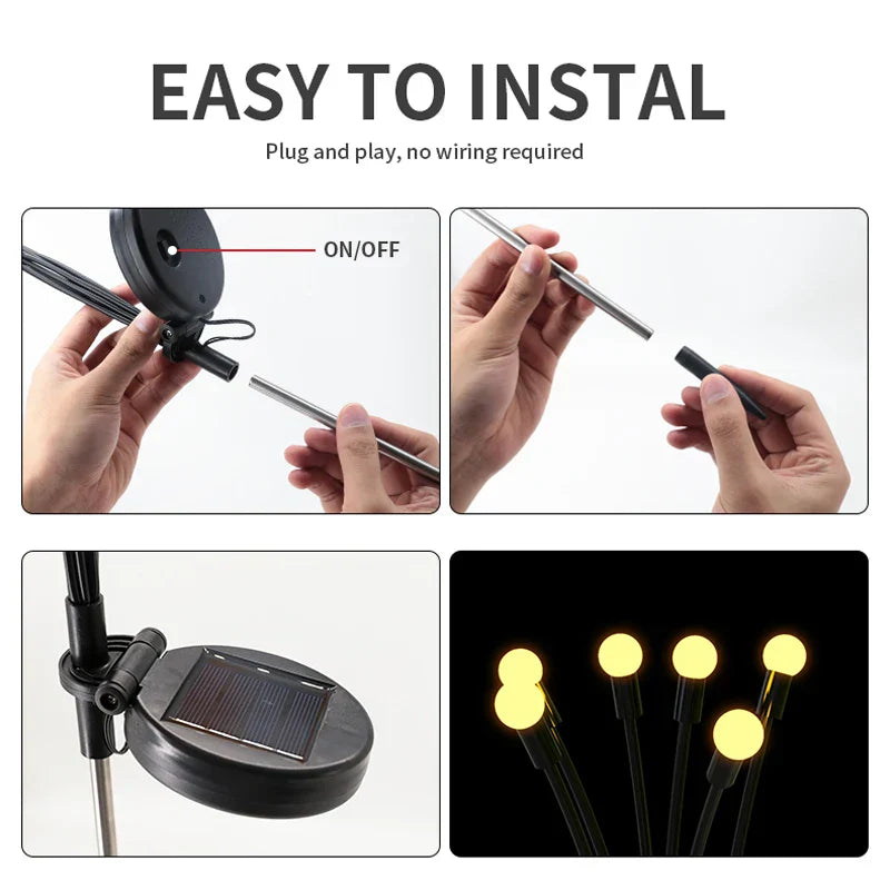Lusoria Firefly Solar Garden Lights