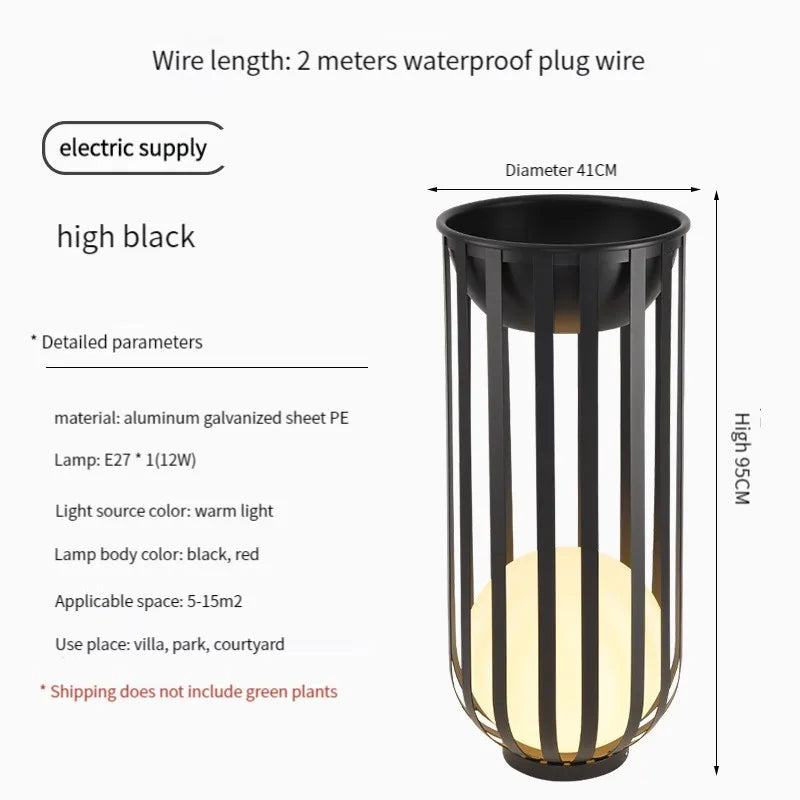 Cassia LumaPlanter LED Lighted Planter