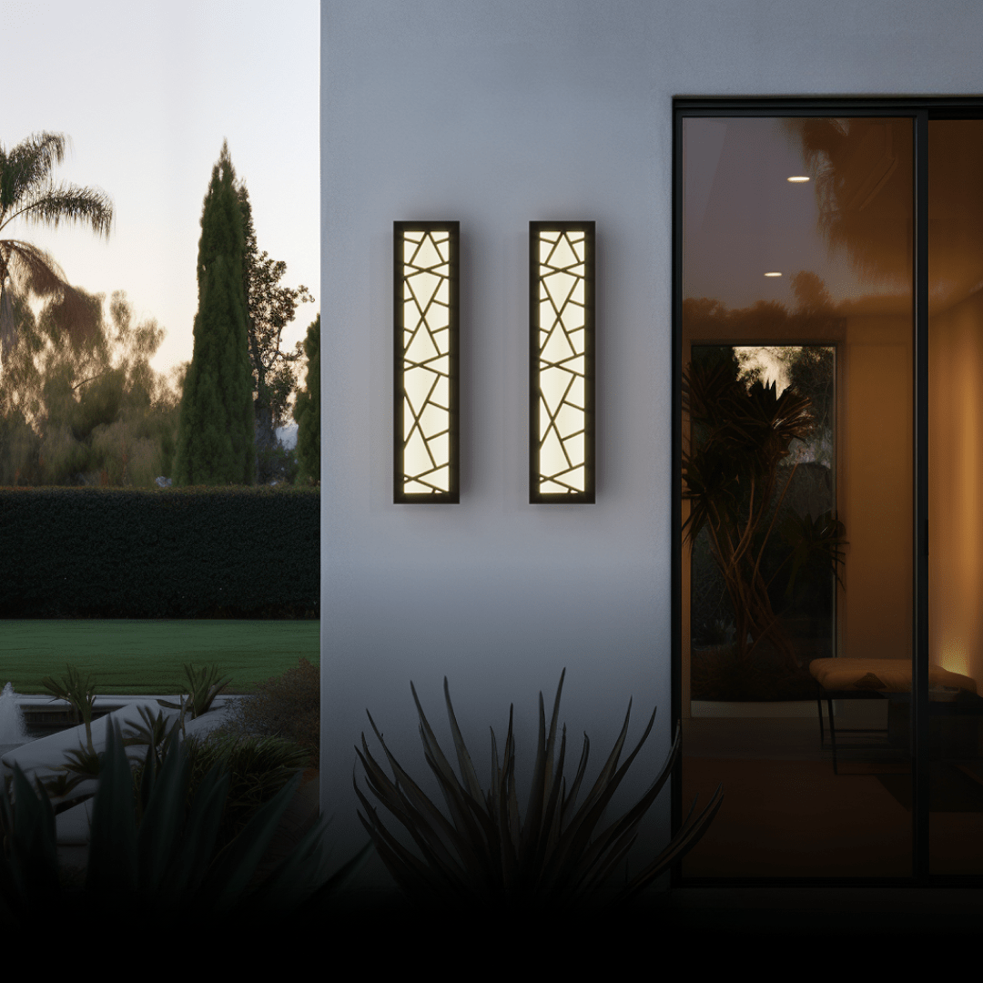 Prague IP65 Outdoor LED Wall Light Warm White