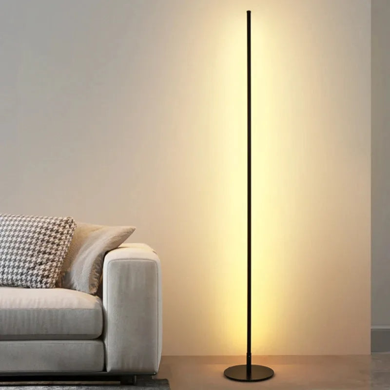 Linea Slim LED Floor Lamp Minimal Warm Light