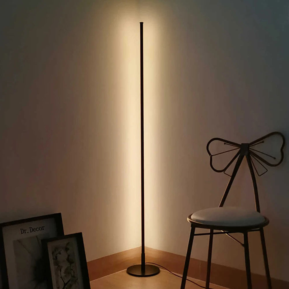 Linea Slim LED Floor Lamp Minimal Warm Light