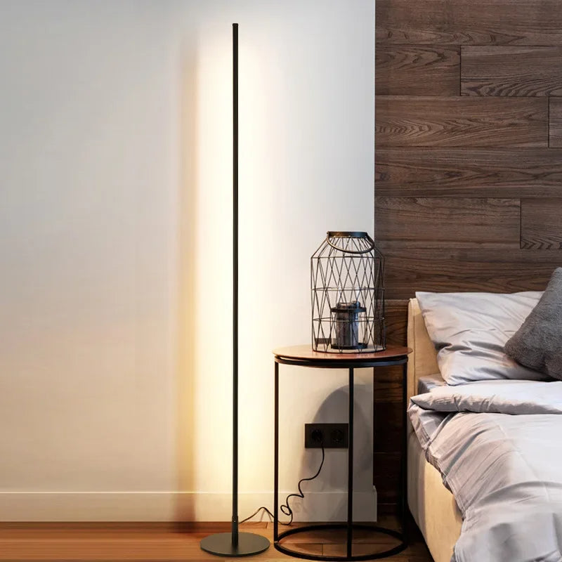 Linea Slim LED Floor Lamp Minimal Warm Light