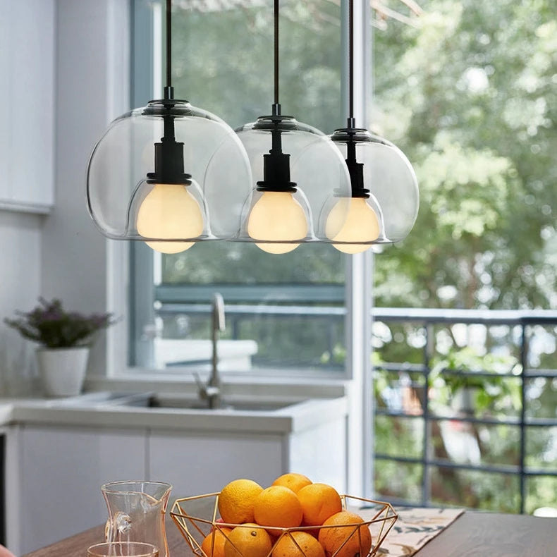 TALINN Hand-Blown Glass Pendant — Modern, Dimmable, Premium