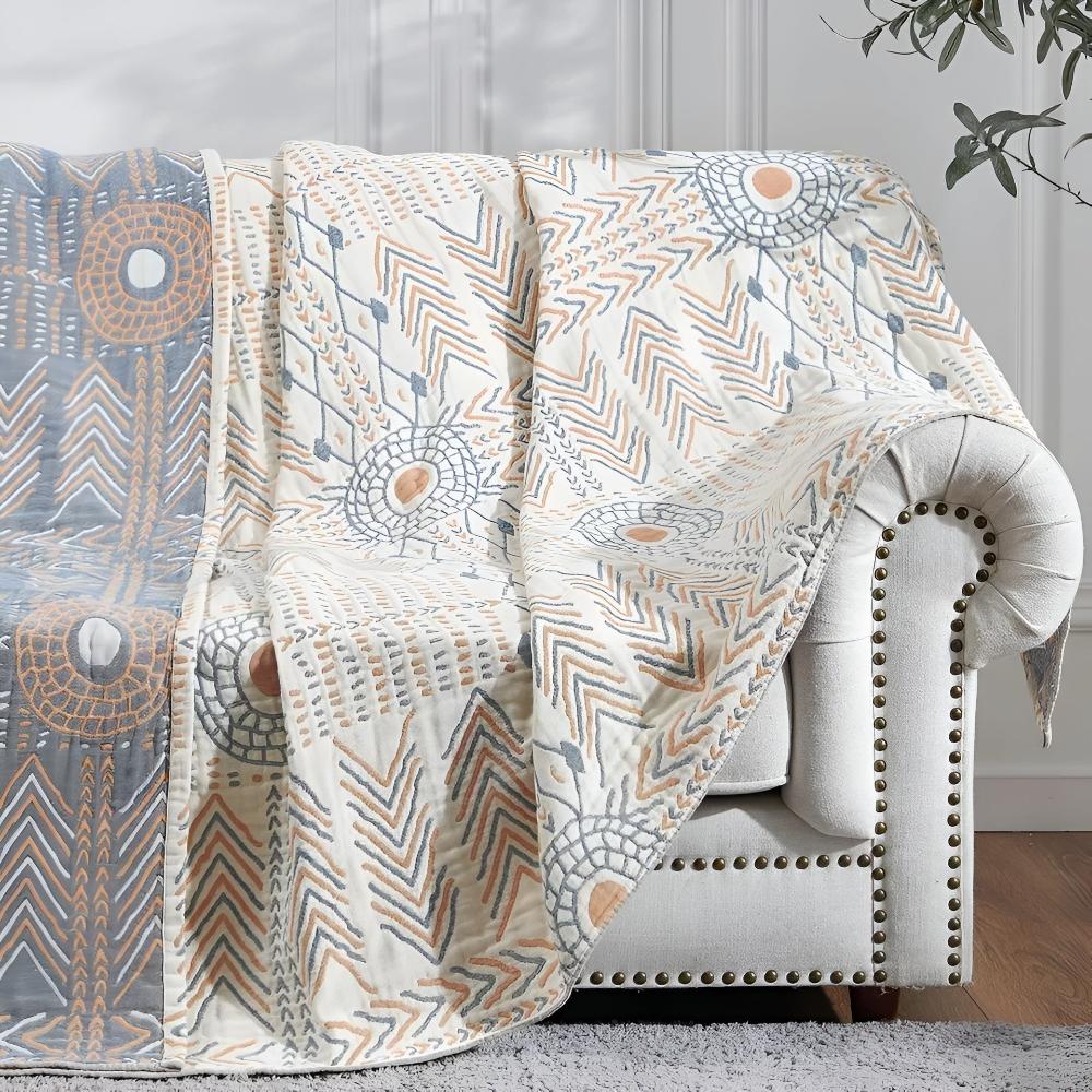 Frida DuoWeave Reversible Cotton Throw Blanket