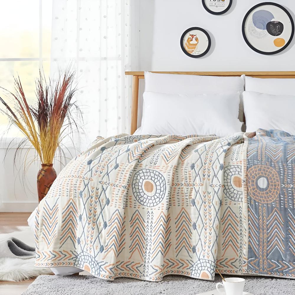 Frida DuoWeave Reversible Cotton Throw Blanket