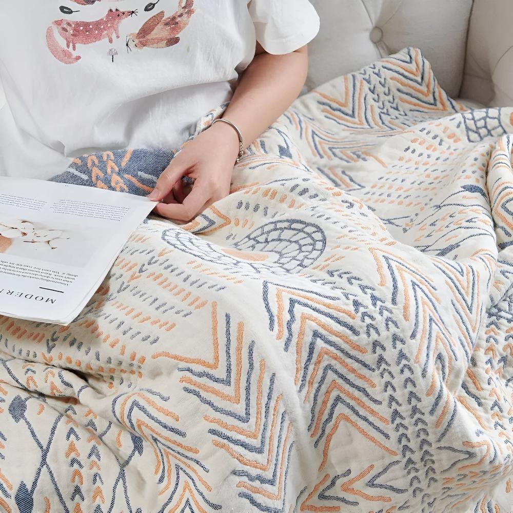 Frida DuoWeave Reversible Cotton Throw Blanket