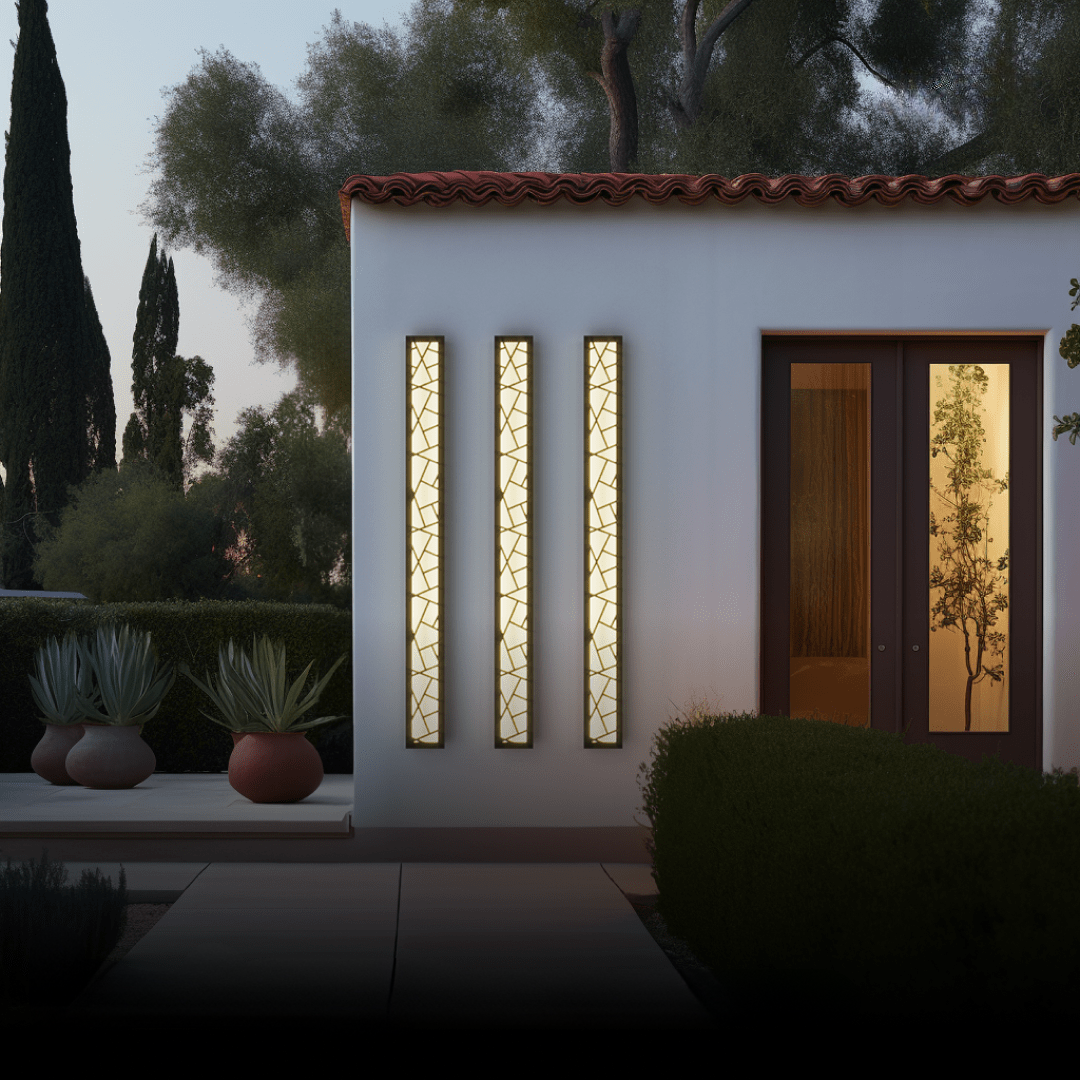 Prague IP65 Outdoor LED Wall Light Warm White