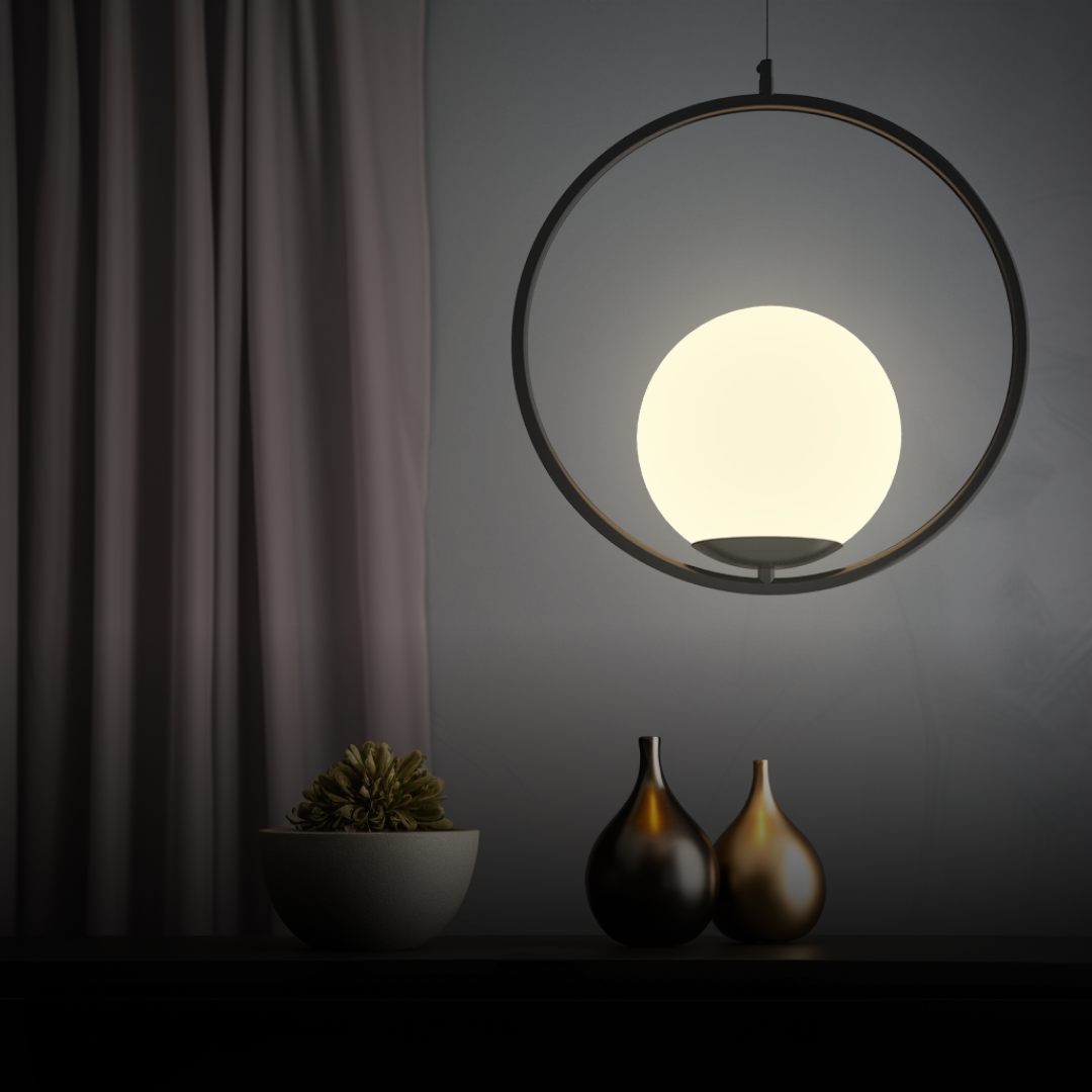 Siena LED Pendant — Nordic Chic in Gold & Glass