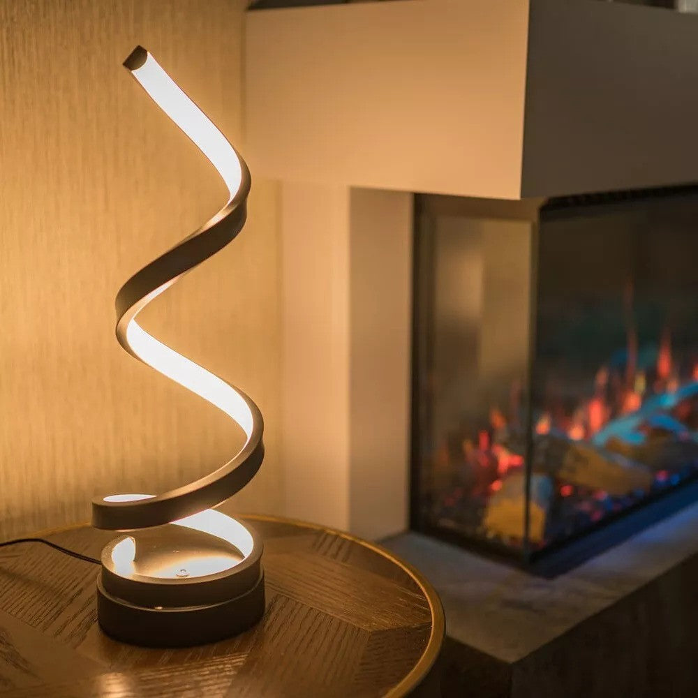 Solana Spiral LED Night Lamp Dimmable