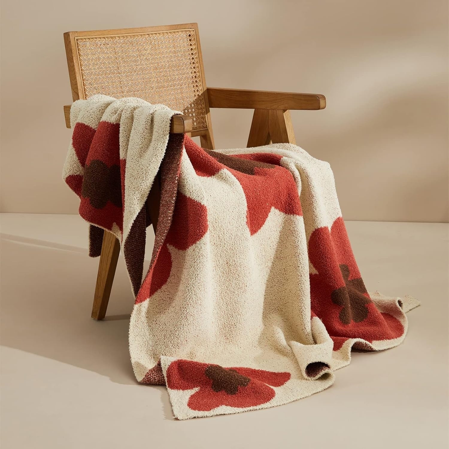Bellora Bloom Knit Throw Blanket