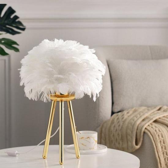 Pluma Feather Table Lamp