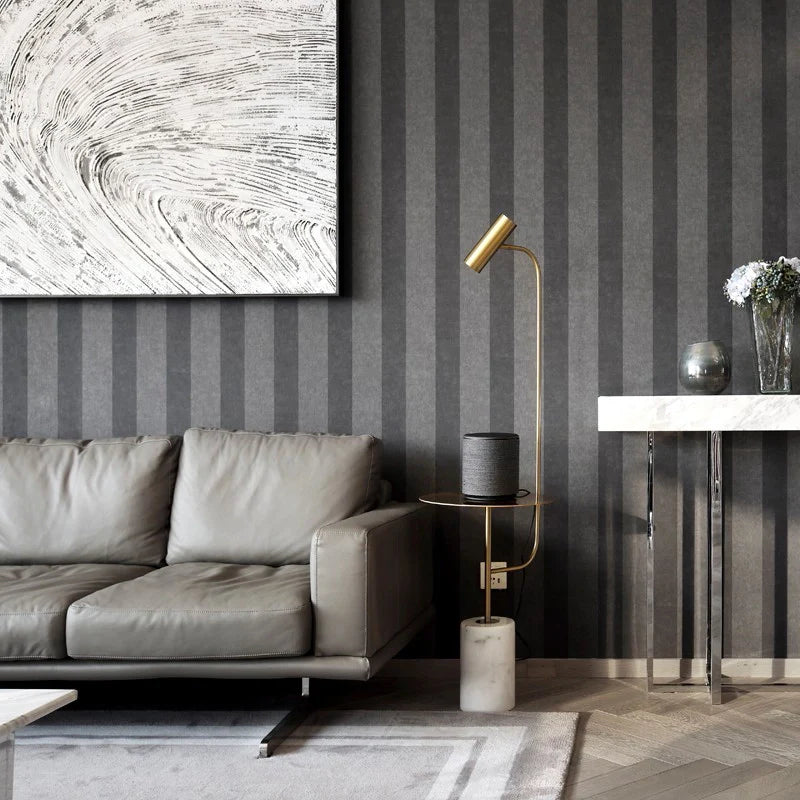 Sevara Table Floor Lamp with Marble Base