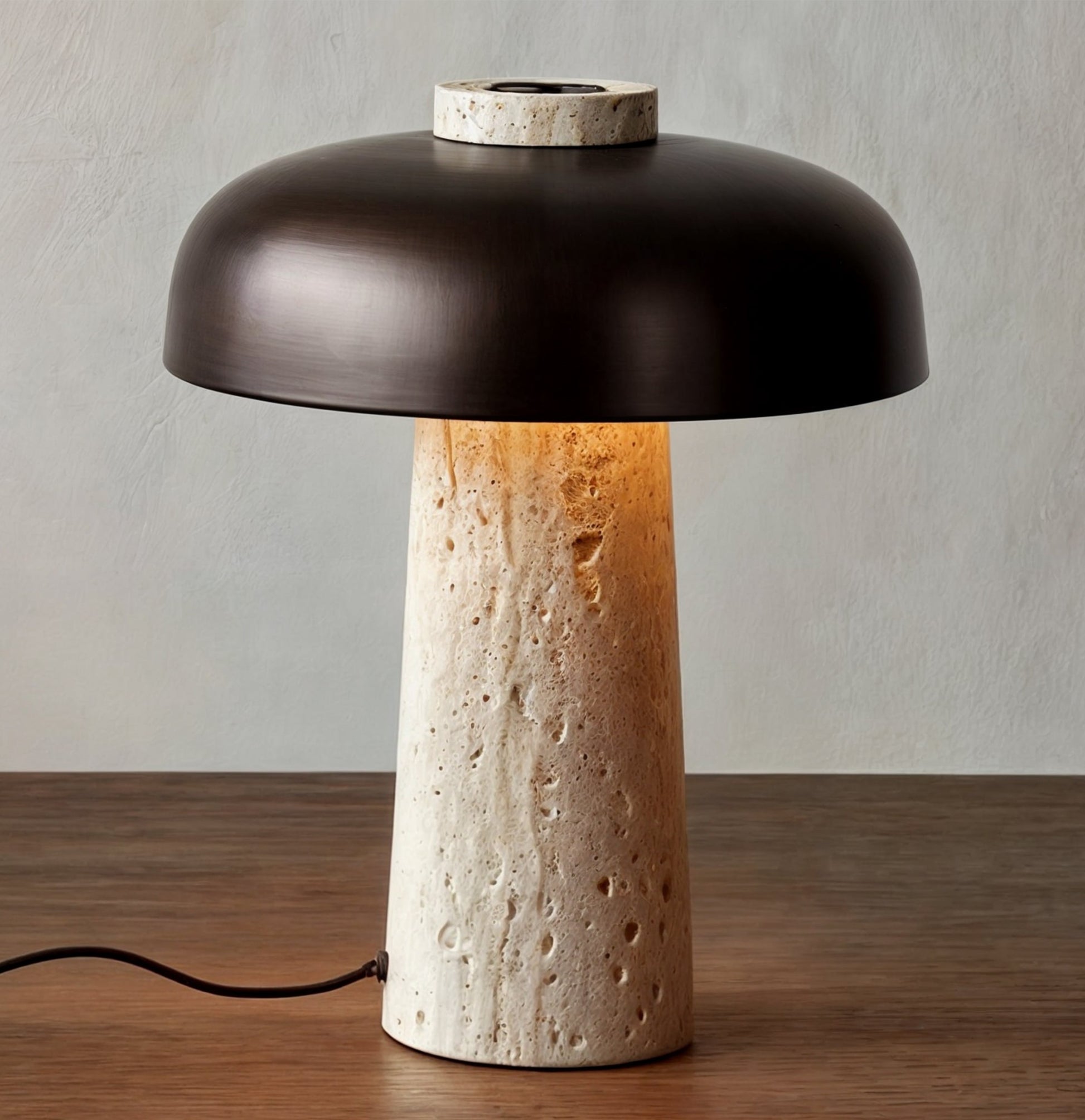 Dane Minimal Stone Table Lamp
