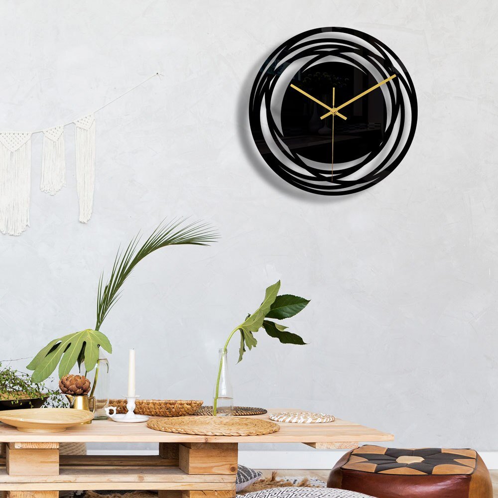 Vortexe Metal Wall Clock