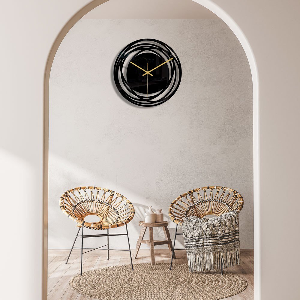 Vortexe Metal Wall Clock